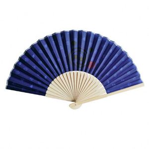 Éventail de danse en bambou fait main pour femme, motif peint, 33 cm – Cadeau d'affaires promotionnel, publicitaire - Product Image 4