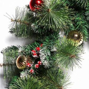 Guirnalda Navideña de PVC de Lujo de 270 cm con Decoración de Bolas, Artículos de Fiesta para Decoración del Hogar, Diseño en Oferta - Product Image 5