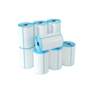 Customized Small Core Thermal <b>Label</b> <b>Paper</b> 25mm Acrylic Adhesive Easy Tear For Portable Bluetooth <b>Printers</b> - Product Image 1