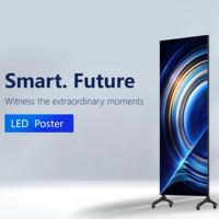 Layar LED Cermin Digital Signage P2.0 Pixel Pitch Full Color Indoor Mobile Mounting yang Dikontrol WiFi 4G untuk Penggunaan di Lift