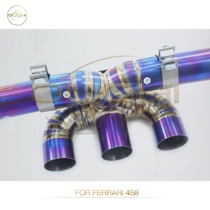 <span class=keywords><strong>ท่อไอเสีย</strong></span>สำหรับ Ferrari 458 ไทเทเนียม Catback คุณภาพสูง ไม่มีวาล์ว  ท่อเก็บเสียงเพิ่มประสิทธิภาพสำหรับ Ferrari - Product Image 6