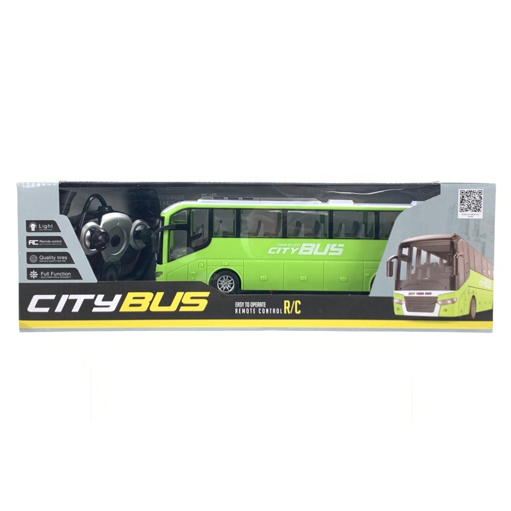 Autobús De Dos Pisos RC – Control Remoto 4 Canales Con Apertura De Puertas Y Aceleración, Para Niños +3 Años, Baterías No Incluidas
