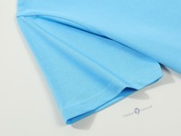 T-shirt col rond en coton et polyester 220g, toucher frais et anti-boulochage, respirant, résistant aux plis, été, unisexe