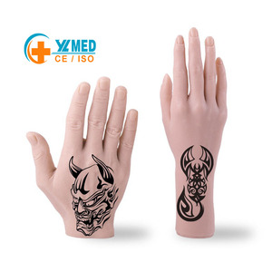 Maniquí de Práctica de Tatuaje de Silicona, Modelo de Mano Artificial para Entrenamiento de Tatuadores Principiantes - Product Image 1