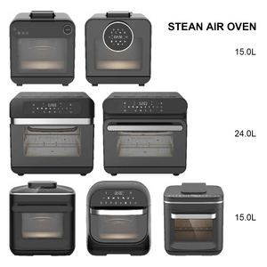 Horno Freidora de Aire con Pantalla LCD y Control Digital, Nuevo Diseño, 1800W, 12L/15L, Aluminio, OEM, Cuadrado, Doméstico, 220V - Product Image 4