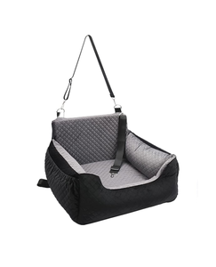 Asiento elevador de coche para mascotas, portabebé<span class=keywords><strong>s</strong></span> de viaje de diseño, asiento de coche grande de punto para perros pequeños, consola central, bolsa de transporte de cama - Product Image 1