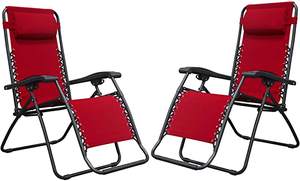 كرسي استرخاء قابل للطي للشاطئ والحديقة بتصميم انعدام الجاذبية - Product Image 3