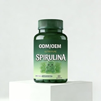 Gummies à la spiruline, complément nutritionnel naturel, usine OEM/ODM, personnalisation prise en charge