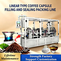 Machine de remplissage et de scellage de capsules de café expresso Nespresso K-Cup Dolce Gusto entièrement automatique à grande vitesse, moteur de boisson