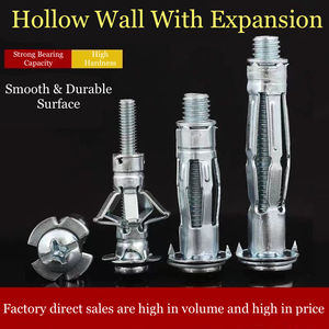 Vis d'expansion multifonction industrielles OEM pour murs en briques creuses, plafonds en plaques de plâtre, en acier allié au <span class=keywords><strong>chrome</strong></span>-vanadium <span class=keywords><strong>nickel</strong></span>é - Product Image 2