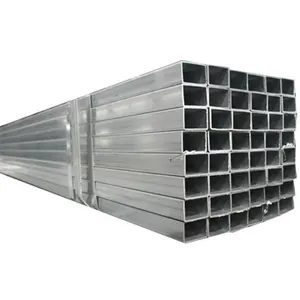 Tubo de acero galvanizado rectangular, tubería cuadrada de carbono de alta calidad, 40x60, precio bajo