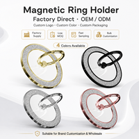 Support magnétique puissant en alliage de zinc pour téléphone, avec hauteur réglable et flexible, pour utilisation sur bureau et support universel pour téléphone portable