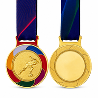 Trophée de championnat sportif personnalisé en cristal tricolore gravé, impression UV, logo design, cristal éblouissant, magnifique boîte cadeau