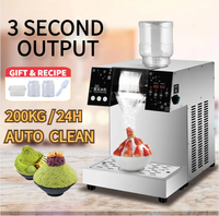 Dernière grande machine à flocons de glace rasée koreanische bing su rotate A snowflake noodle bingsu snow