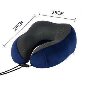 Custom Logo Memory Foam <b>Travel</b> <b>Neck</b> <b>Pillow</b> - Comfortable U Shaped Airplane <b>Pillow</b> <b>for</b> Promotional Gifts - Product Image 3