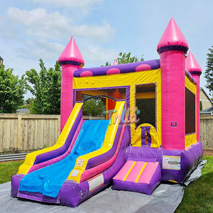 Nouveau design Toboggan aquatique gonflable Stitch <span class=keywords><strong>avec</strong></span> figurine d'anime, château gonflable et jeux aquatiques - Product Image 3