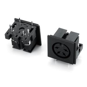 Circular Din Jack Connector 2/3/4/5/6/7/8/9/10/11/12/<b>13</b> <b>Pins</b> Contact Cores DS-Series Female Mini Din <b>Socket</b> Jack Din Connector - Product Image 4