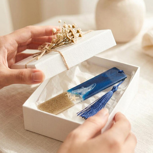 Marcapáginas de Resina Hecho a Mano con Diseño de Olas del Océano, Marca de Libro con Arena de <span class=keywords><strong>Playa</strong></span>, Conchas y Estrellas de Mar, con Borla, Logotipo Personalizado, Venta al Por Mayor - Product Image 1