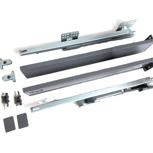 Meaton Factory <strong>Price</strong> Kitchen <strong>Drawer</strong> System Soft-closing Slim Box Slim <strong>Drawer</strong> Box Metabox <strong>Drawer</strong> <strong>Slides</strong> Soft Close - Product Image 1