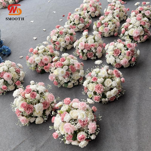 Estructura Moderna y Elegante para Fondo de Rosas de Seda Artificial con Marcos de Flores para Boda, Tamaño Personalizable para Decoración de Eventos - Product Image 6