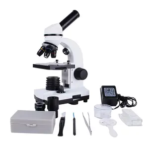 Microscopio CM20 con cavo di ricarica microscopio con ingrandimento massimo fino a 640x per studenti famiglia e laboratorio