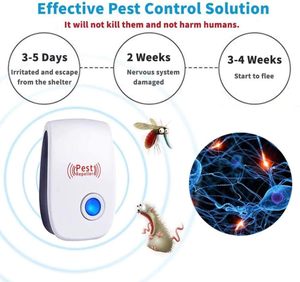 Repelente Ultrasónico de Plagas, Colorido, Mediano, Blanco, Enchufable, para Interiores, Repele Mosquitos, Chinches, Cucarachas, Arañas, Ratones, Murciélagos - Product Image 5