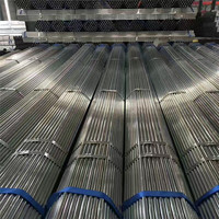 Tubo de Acero Redondo Galvanizado de Primera Calidad con Certificación ISO 9001, Stock Completo para Ingeniería de Estructuras de Construcción