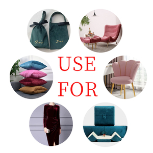 Hà Lan Sang Trọng Chất Lượng Cao <span class=keywords><strong>100</strong></span>% <span class=keywords><strong>Polyester</strong></span> Nhung Vải Thiết Kế Mới Tùy Chỉnh Ô Liu Màu Xanh Lá Cây Đồng Bằng Nhuộm Căng Sofa Bọc - Product Image 6