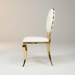 Asientos Acolchados <span class=keywords><strong>de</strong></span> Vinilo Duradero para Salones <span class=keywords><strong>de</strong></span> Ceremonias, Bailes y Eventos <span class=keywords><strong>de</strong></span> Lujo, <span class=keywords><strong>Sillas</strong></span> <span class=keywords><strong>de</strong></span> Boda <span class=keywords><strong>de</strong></span> Acero Inoxidable - Product Image 5