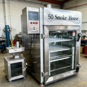 Four à fumer professionnel 30/50/100/250 kg pour aliments, viande, canard, poisson, pieds de porc - <span class=keywords><strong>Machine</strong></span> à fumer le poisson et la viande - Product Image 4