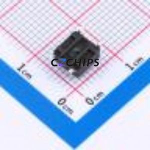 TS6645TP 250gf 009 Tactile Switch SMD-4P,6x6mm Switch Single Pole Single Throw Round Button 2.5N Vertical Mount - Product Image 2