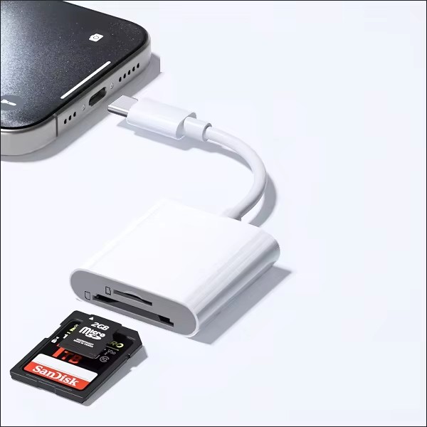 type-c vers carte sd+tf