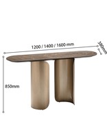 Table console en marbre italien en gros, acier inoxydable, moderne, pour hall d'entrée, hôtel, villa, mobilier sur mesure