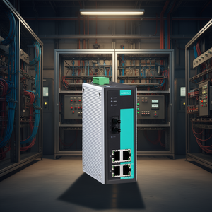 Moxa EDS-305-M-ST สวิตช์อุตสาหกรรมแบบไม่ต้องจัดการติดตั้งบนราง DIN 4 พอร์ตอีเธอร์เน็ต - Product Image 2