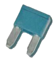 Fusible de cuchilla mini VICFUSE AFF 1A-30A 32V-129V, termoplástico con codificación de color, certificado UL94V0, alta capacidad de interruptión 1000A para circuitos CC/CA