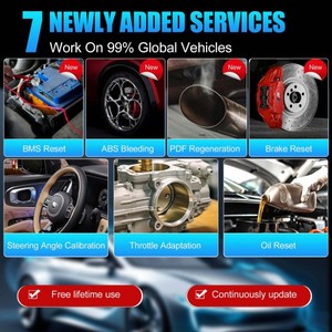 Scanner Automobile OBD2 LAUNCH CRP123X <span class=keywords><strong>4</strong></span> Systèmes pour Voiture avec Vérification Moteur/ SAS/ Réinitialisation de l'Accélérateur/ ABS/ SRS et Service AutoVIN - Product Image 6