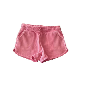 SS0852 Conjunto de Ropa para Niña Pequeña, Shorts de Verano con Estampado Rosa, Algodón y Spandex, Venta al Por Mayor - Product Image 1