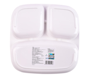 Plato dividido <span class=keywords><strong>Ariel</strong></span>, material duradero de melamina para servir y organizar alimentos - Product Image 6