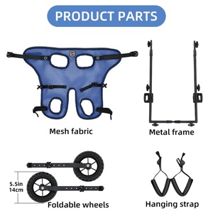 Adjustable Lightweight Mobility <b>Wheelchair</b> <b>for</b> Handicapped <b>Dogs</b> Upgrade Pet Training & Behavior Product <b>for</b> Disabled <b>Dog</b> Walker - Product Image 4