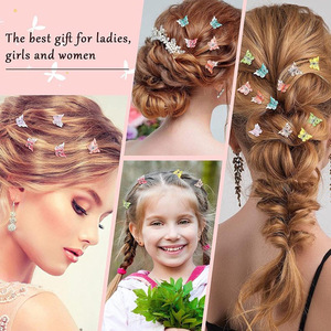 Pince à cheveux papillon 1,8 cm, mini pince à cheveux mignonne pour enfants et adultes, accessoire capillaire pour usage quotidien - Product Image 4