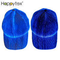 Venta caliente moda blanco y negro pareja brillo sombrero al aire libre béisbol rendimiento LED gorra carga USB para vacaciones FIESTA DE Navidad
