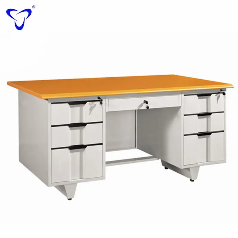 Frame Strong Metal Computer Table Made in China commercial steel furniture metal office computer desk