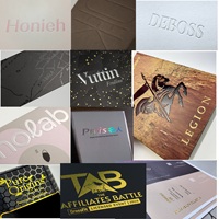 Boîte cadeau rigide pliable magnétique verte personnalisée, impression recto-verso, finition mate, avec logo personnalisé
