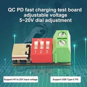 Module de déclenchement de charge rapide FYX Stock PD, émulateur de signal de livraison d'alimentation <span class=keywords><strong>USB</strong></span> réglable 5-20V avec interrupteur DIP - Product Image 4