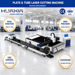 Máquina de Corte Láser de Fibra 2 <span class=keywords><strong>en</strong></span> 1 para Placas y Tubos, Ahorro de Espacio, Doble Uso, Cortadora CNC para Láminas Metálicas y Tuberías, Certificación CE - Product Image 2