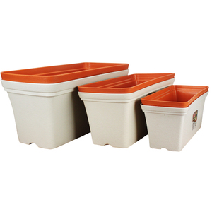 Planteur de légumes au balcon, bassin de fruits et de légumes <span class=keywords><strong>japonais</strong></span>, grand panier de fleurs rectangulaires épaissi - Product Image 1