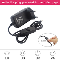 Original Raspberry Pi 4 modelo B 2/4/8GB RAM opciones 9 capas acrílico Caso 32 GB TF tarjeta adaptador de corriente interruptor ventilador disipador de calor Kit