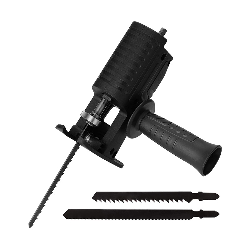 Multifunctional Reciprocating Saw  Conversion Head Metal Cutting Wood Cutting Tool Drill Attachment With 3 Blades Power Tool