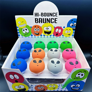HAPU Ballon de sport pour enfants, 60 mm, coloré, en TPR, avec logo personnalisé, creux, haute élasticité, jouet de jeu - Product Image 6