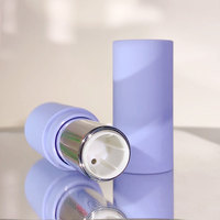 Tube de rouge à lèvres cosmétique avancé 3,5 g, cylindrique, givré, à irrigation directe, avec capuchon à clapet en plastique et sérigraphie